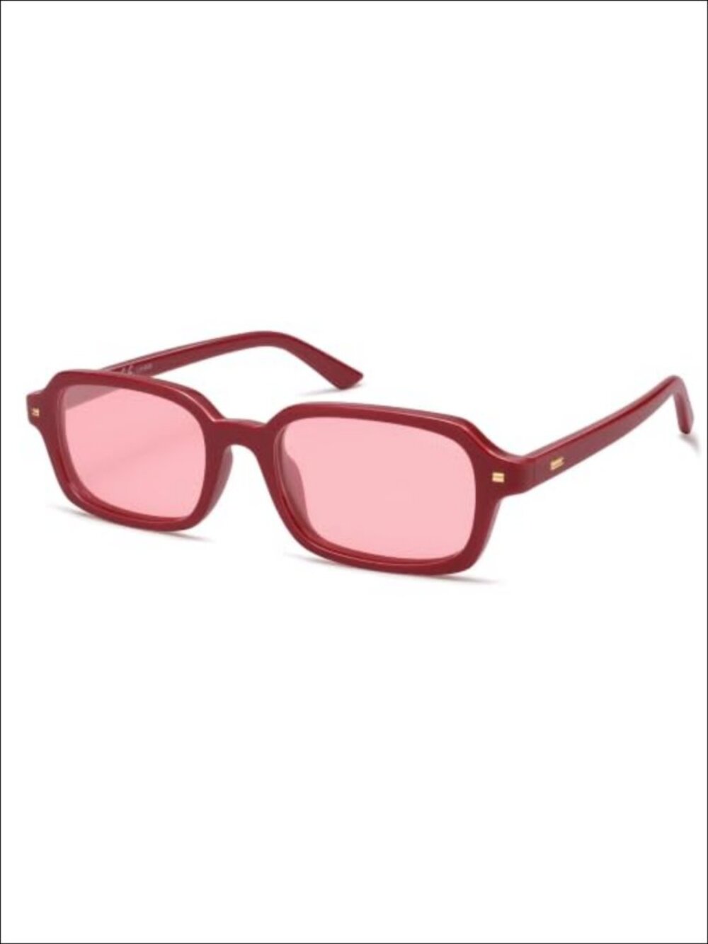 Trendy Rectangle Polarized Sunglasses UV400 TAC Lens Unisex